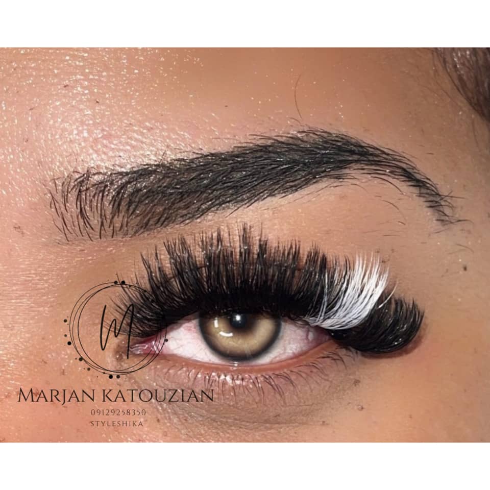 نمونه کاشت مژه 2