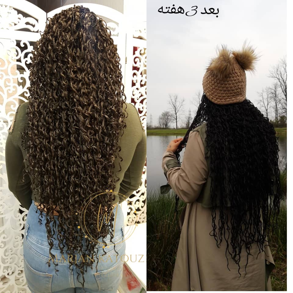نمونه اکستنشن مو 1