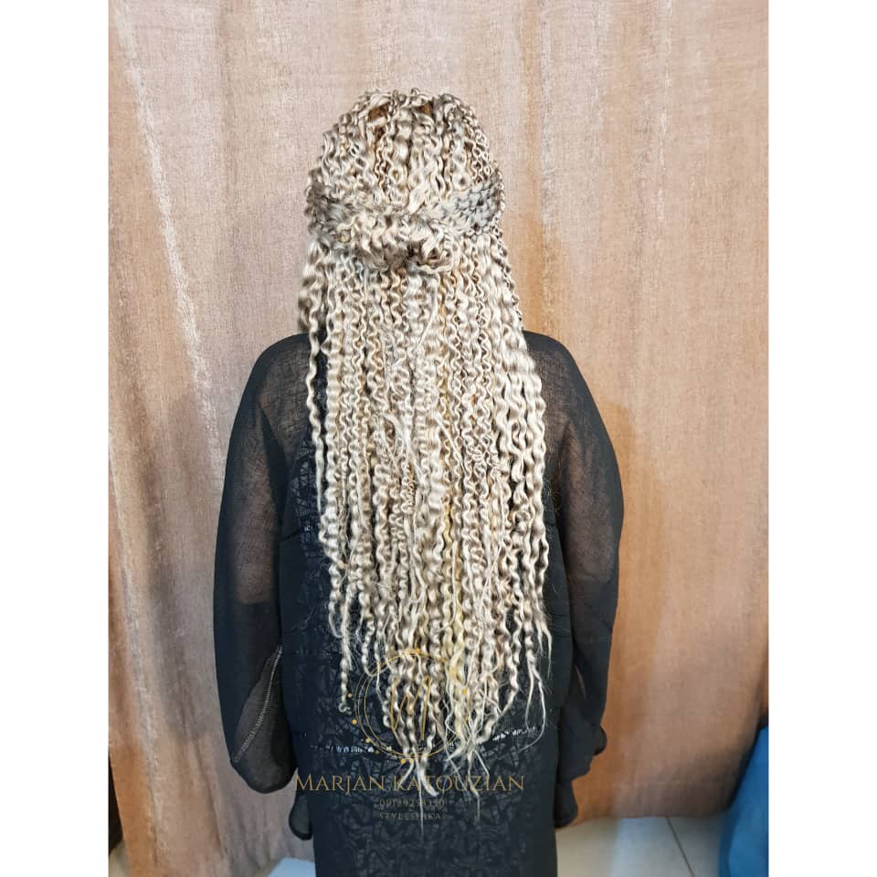 نمونه اکستنشن مو 1
