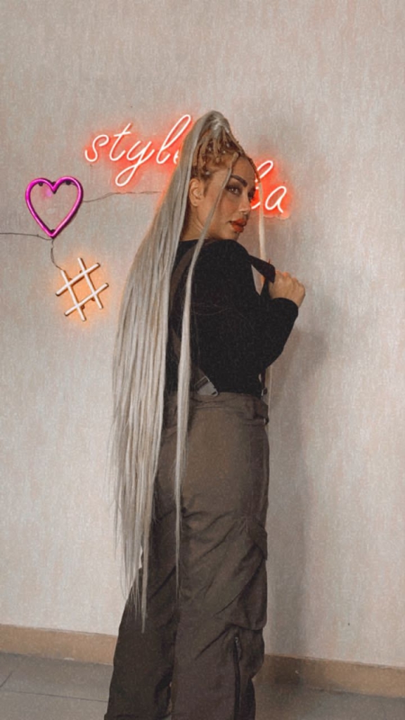 نمونه اکستنشن مو 2
